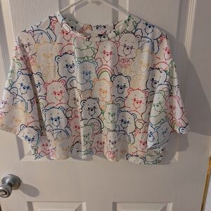 Colorful Bear Print Kids Shirt